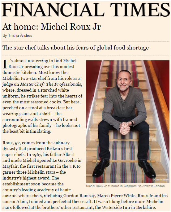 At Home: Michel Roux Jr