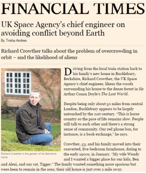 UK Space Agency’s Chief Engineer on Avoiding Conflict Beyond Earth