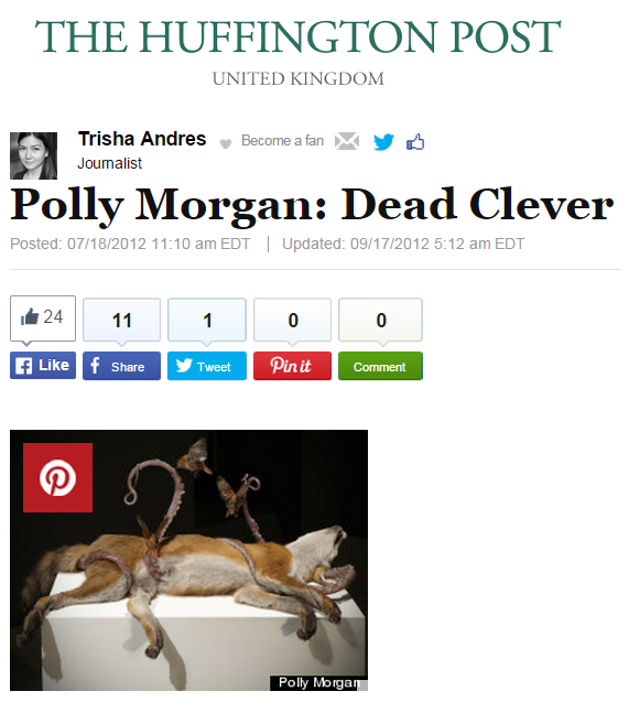 Polly Morgan: Dead Clever