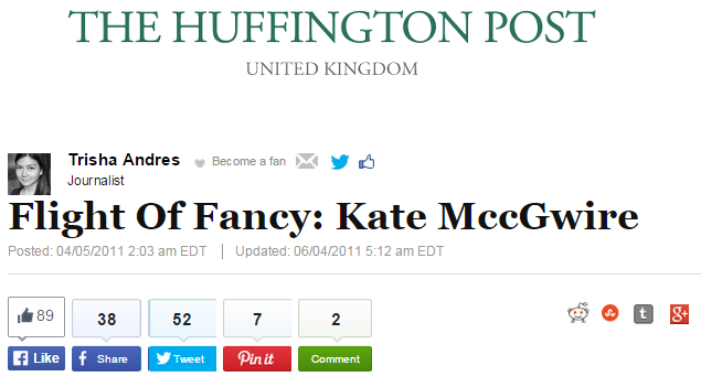 Flight Of Fancy: Kate MccGwire