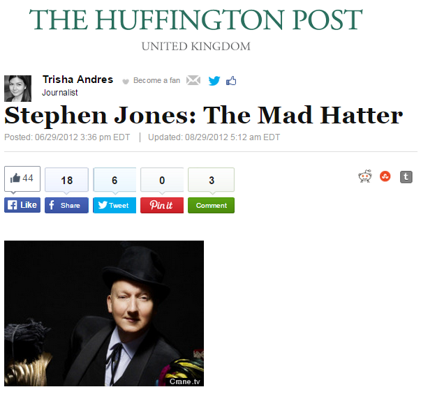 Stephen Jones: The Mad Hatter