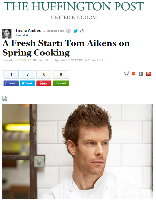A Fresh Start: Tom Aikens on Spring Cooking