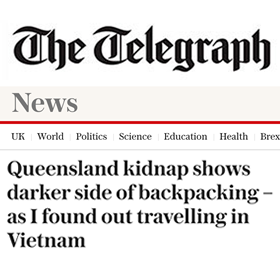 Queensland kidnap shows darker side of backpacking – as I found out travelling in Vietnam